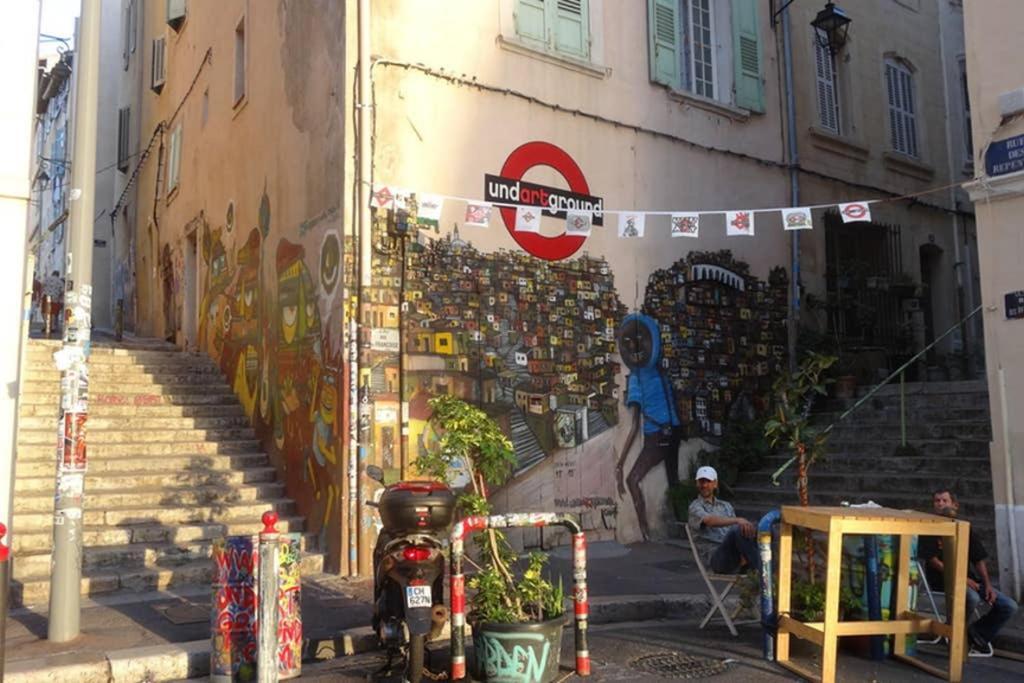 La Sardine Au Coeur Du Panier Appartement Marseilles Buitenkant foto