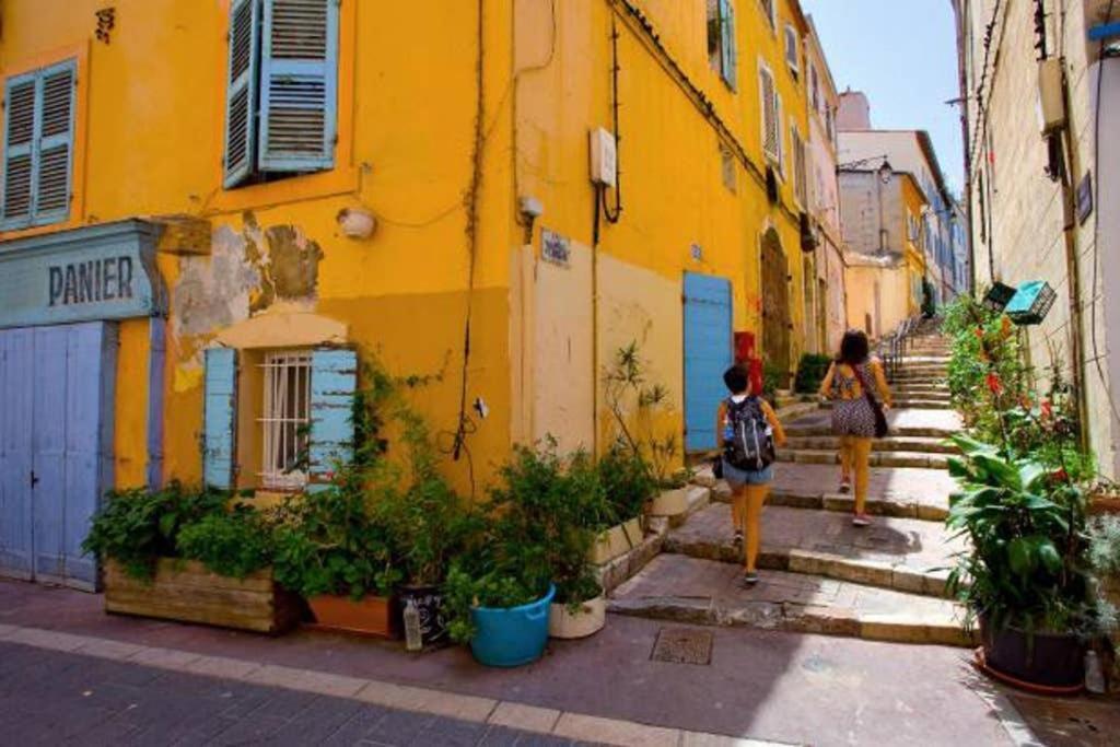 La Sardine Au Coeur Du Panier Appartement Marseilles Buitenkant foto